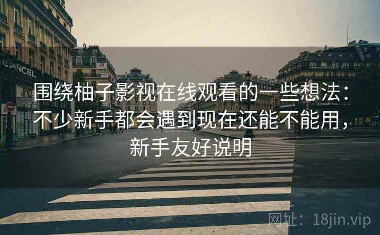 围绕柚子影视在线观看的一些想法：不少新手都会遇到现在还能不能用，新手友好说明